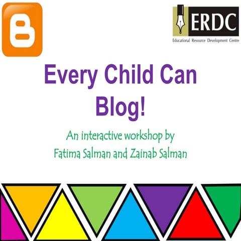 Every child can blog