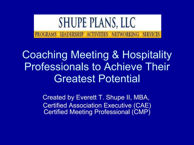 Everyone Deserves A Professional Coach