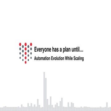 Everyone has a plan until...  Automacon16