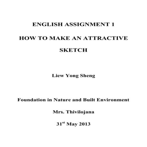 Everyone wanted to sketch but when the time comes