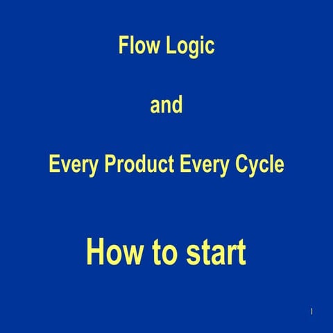 Every Product Every Cycle in Production
