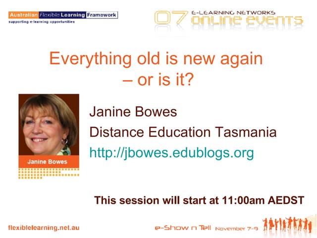 Everything old is new again…or is it?