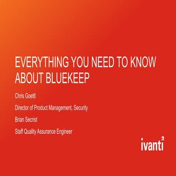 Everything You Need to Know About BlueKeep