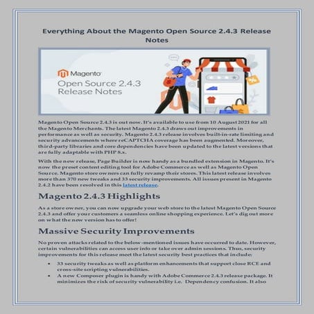 Everything about the magento open source 2