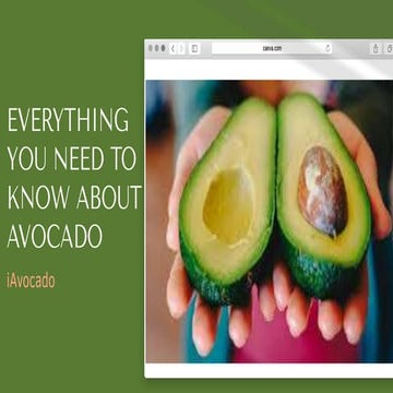 Avocado Health Benefits | PPTX