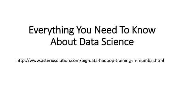 Big Data Courses In Mumbai