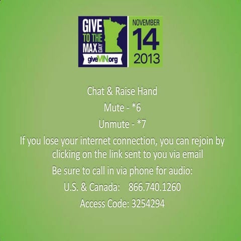Everything you need to know about give to the max day 2013