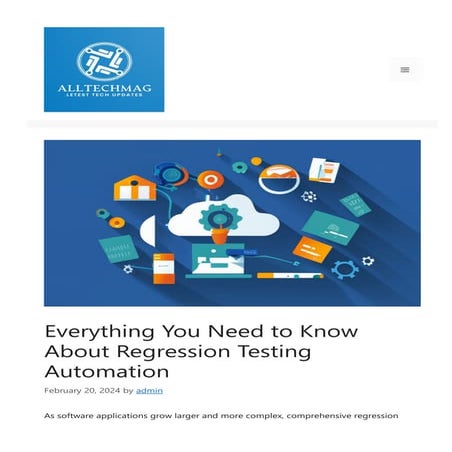 Everything You Need to Know About Regression Testing Automation.pdf
