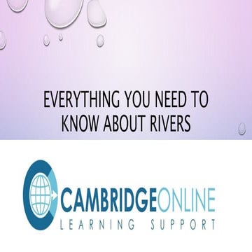 Everything you need to know about rivers