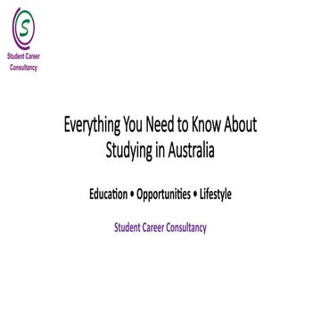 Everything You Need to Know About Studying in Australia | PPTX