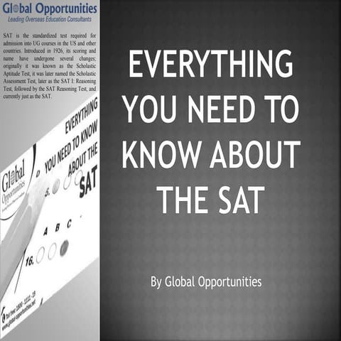 Everything You Need To Know About the Sat