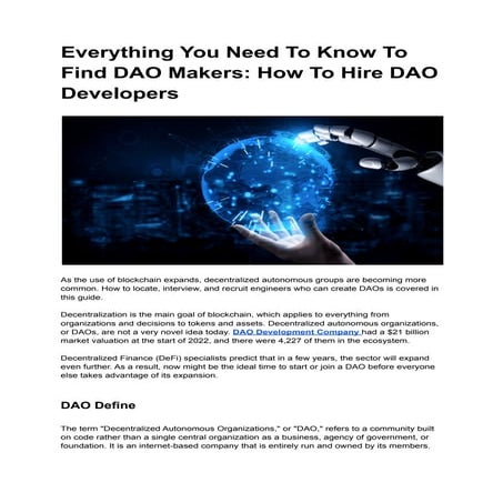 Everything You Need To Know To Find DAO Makers_ How To Hire DAO Developers.pdf