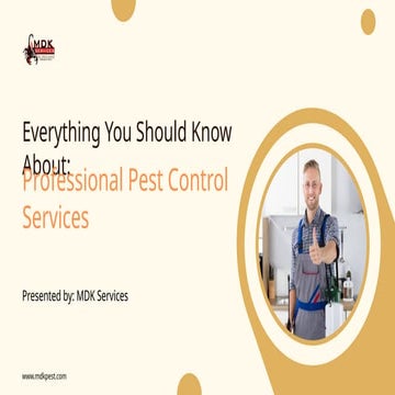 Entry Pest Control Services | PPTX