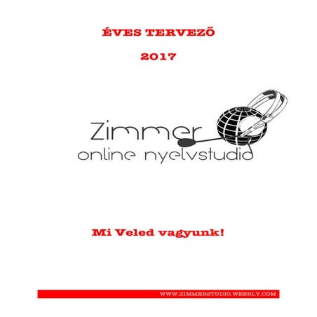 Nyelvtanulás - Éves tervező