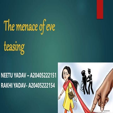 Eve teasing.pptx