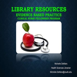 Evidence based Practice Nursing Pre...