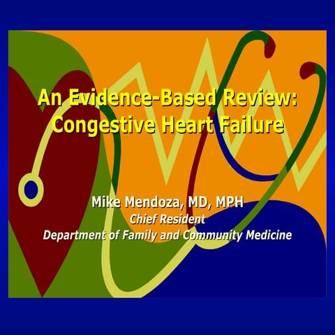 Evidence Based Review CHF