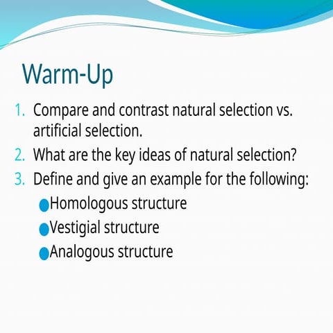 SCIENCE 10 QUARTER 3 LESSON Evidence for Evolution.ppt.pptx