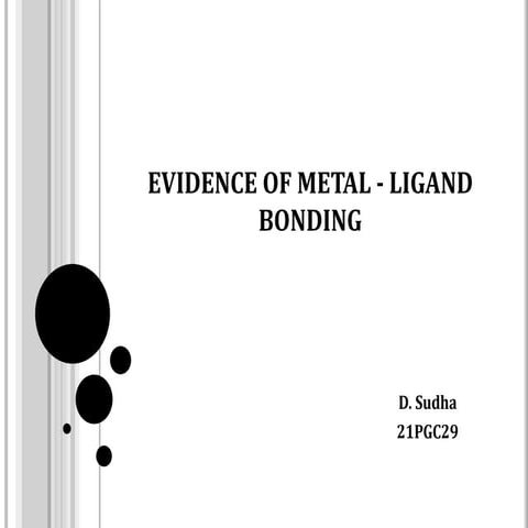 Evidence of Metal Ligand Bonding.pptx
