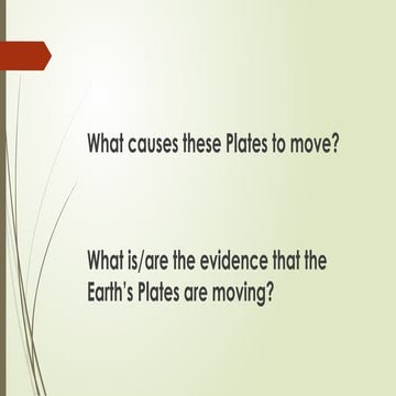 Evidence Of Plate Movement Pptxevidence Of Plate Movement Pptx