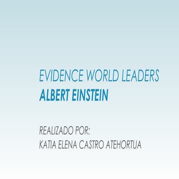Evidence world leaders