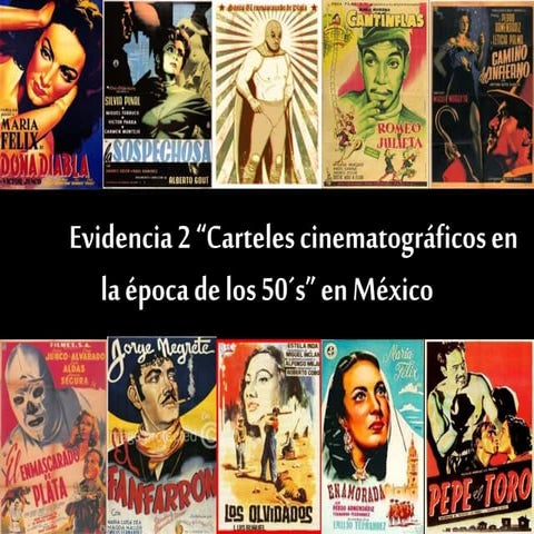Carteles cinematográficos en la era de los 50´s en México