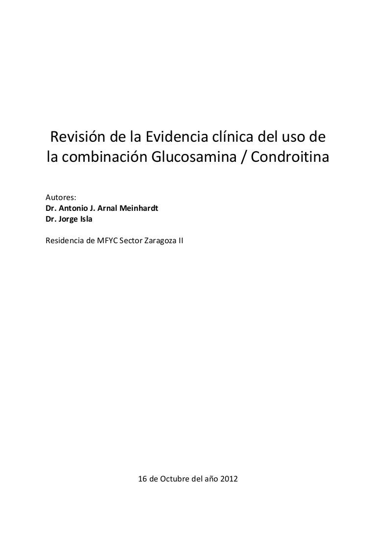 farmacoterapia cu condroitină glucozamină