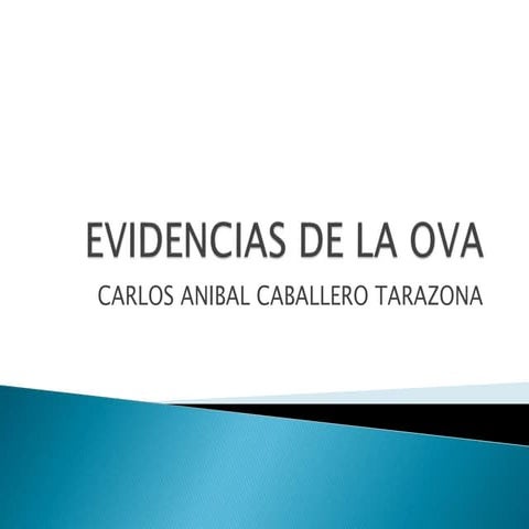 Evidencias de la ova