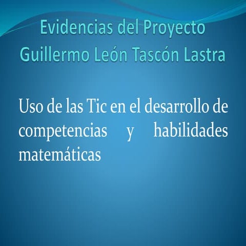 Evidencias del proyecto