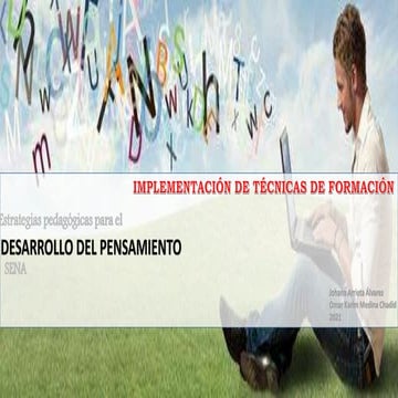 Evidencia semana 3 implementación técnicas de formación | PPTX