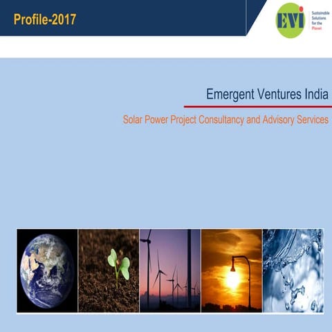 Emergent Ventures India Solar Consultancy Services