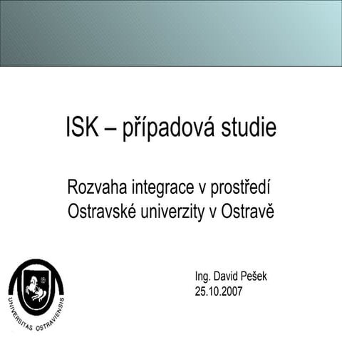 eVize - 2007 - ISK - pripadova studie