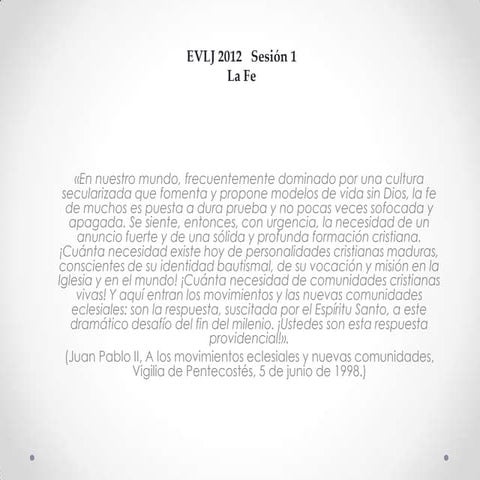 1a Sesion de la EVLJ de la RCC de Colombia