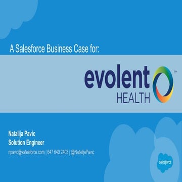 Evolent Health Natalija Case Study Presentation
