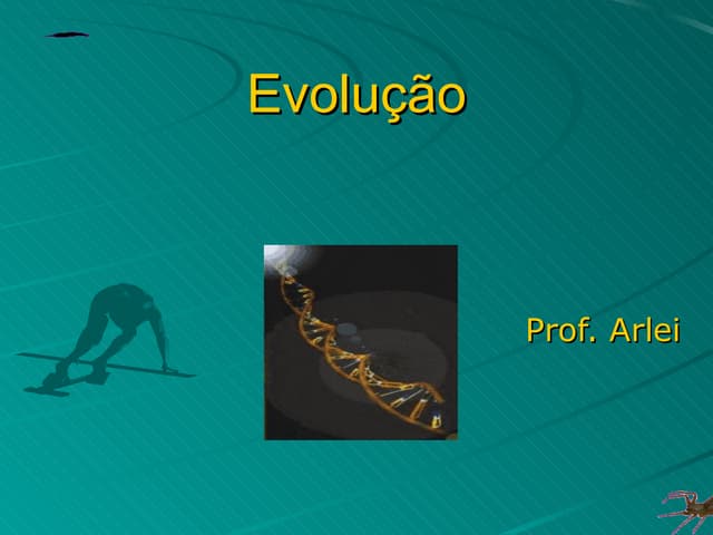 Teorias da Evolução - Prof. Arlei