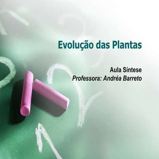 Evolução das plantas