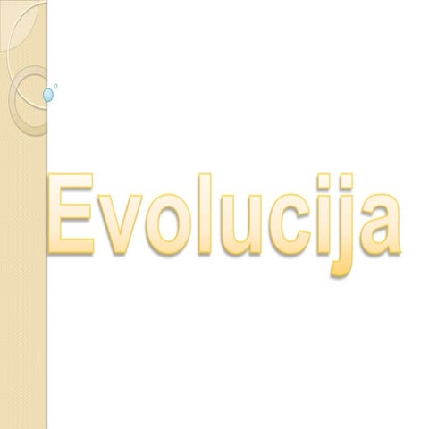 Evolucija