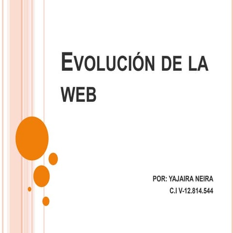 Evolución de-la-web. yajaira