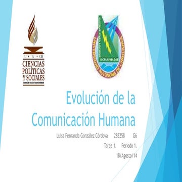 Evolución de la comunicación humana,