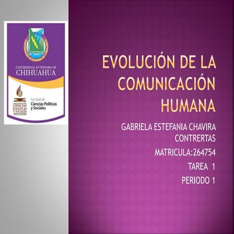 Evolución de la comunicación humana