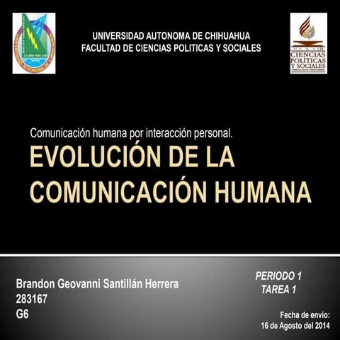 Evolución de la comunicación humana (tarea1)