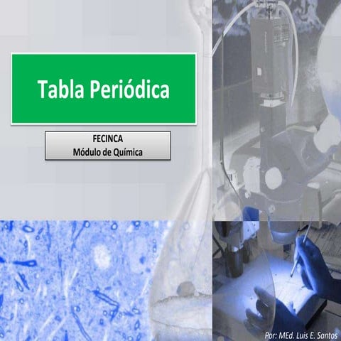 Evolución de la tabla periódica