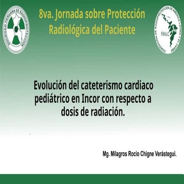 Evolución del cateterismo cardiaco pediátrico y adolescente en Incor con respecto a las dosis de radiación