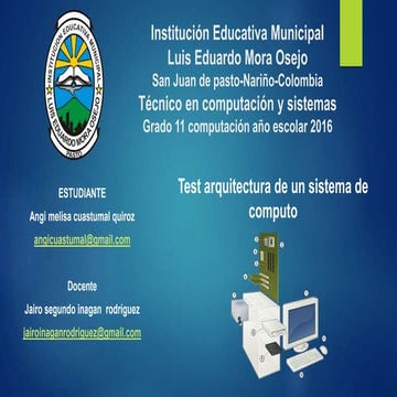 arquitectura de un computador 