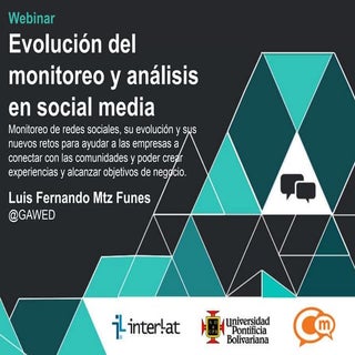 Evolución de Monitoreo y Análisis d...