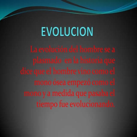 Evolucion