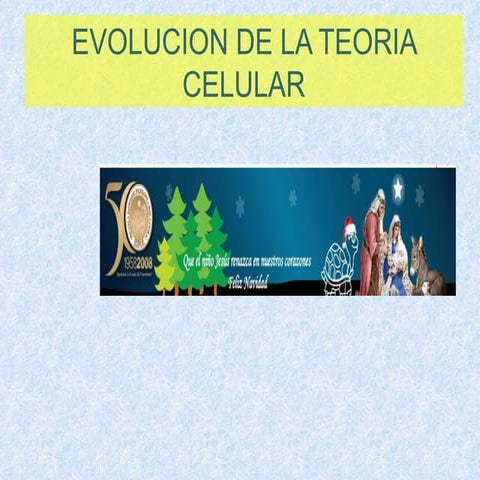 evolucion de la teoria celular