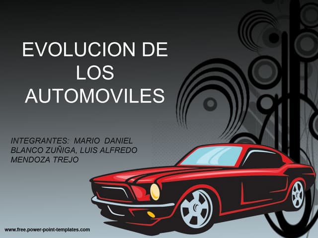 Evolucion de autos