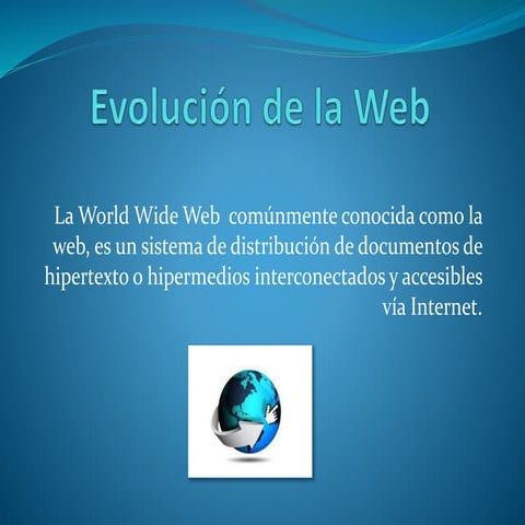 Evolucion de la Web