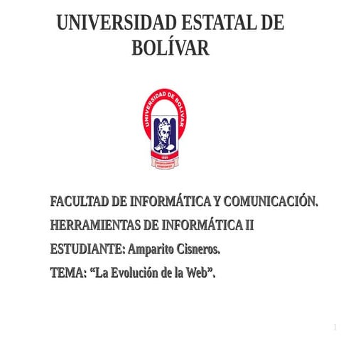Evolucion de la web